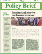 Upgrading the milk value chain through the establishment...