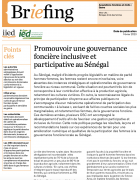 Promouvoir une gouvernance foncière inclusive et participative au...