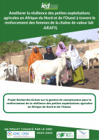 Améliorer la résilience des petites exploitations agricoles en Afrique du Nord et de l’Ouest à travers le renforcement des femmes de la chaîne de valeur lait ARAFI